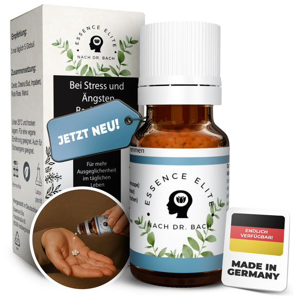 Bachblüten-Globuli Stress und Ängste - Essence Elite