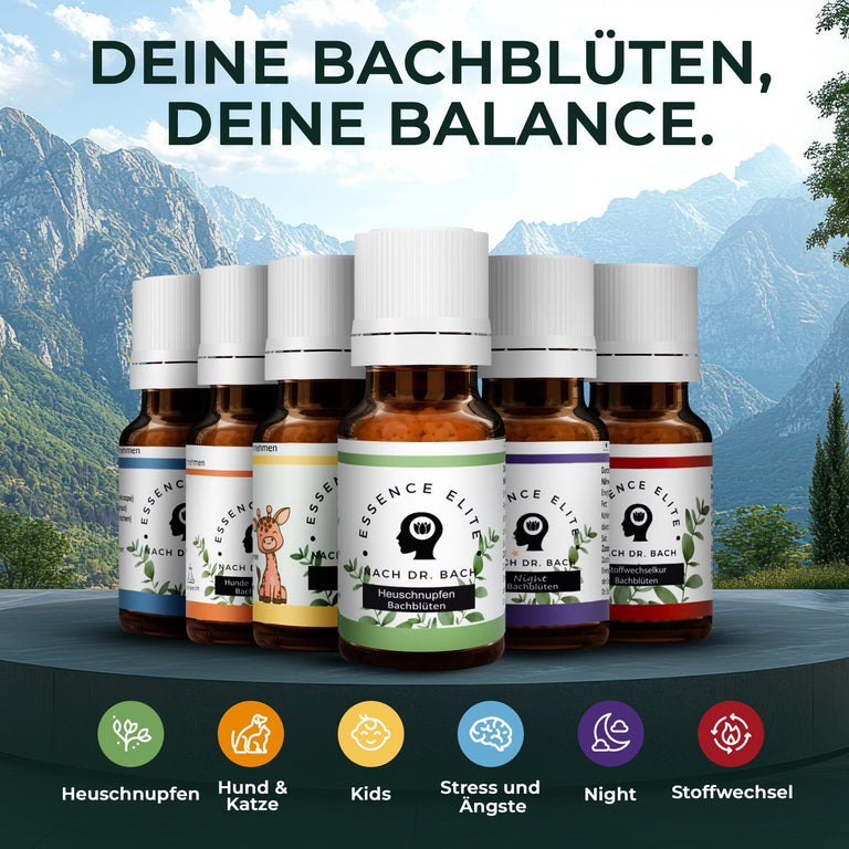 Bachblüten - Globuli bei Heuschnupfen - Essence Elite