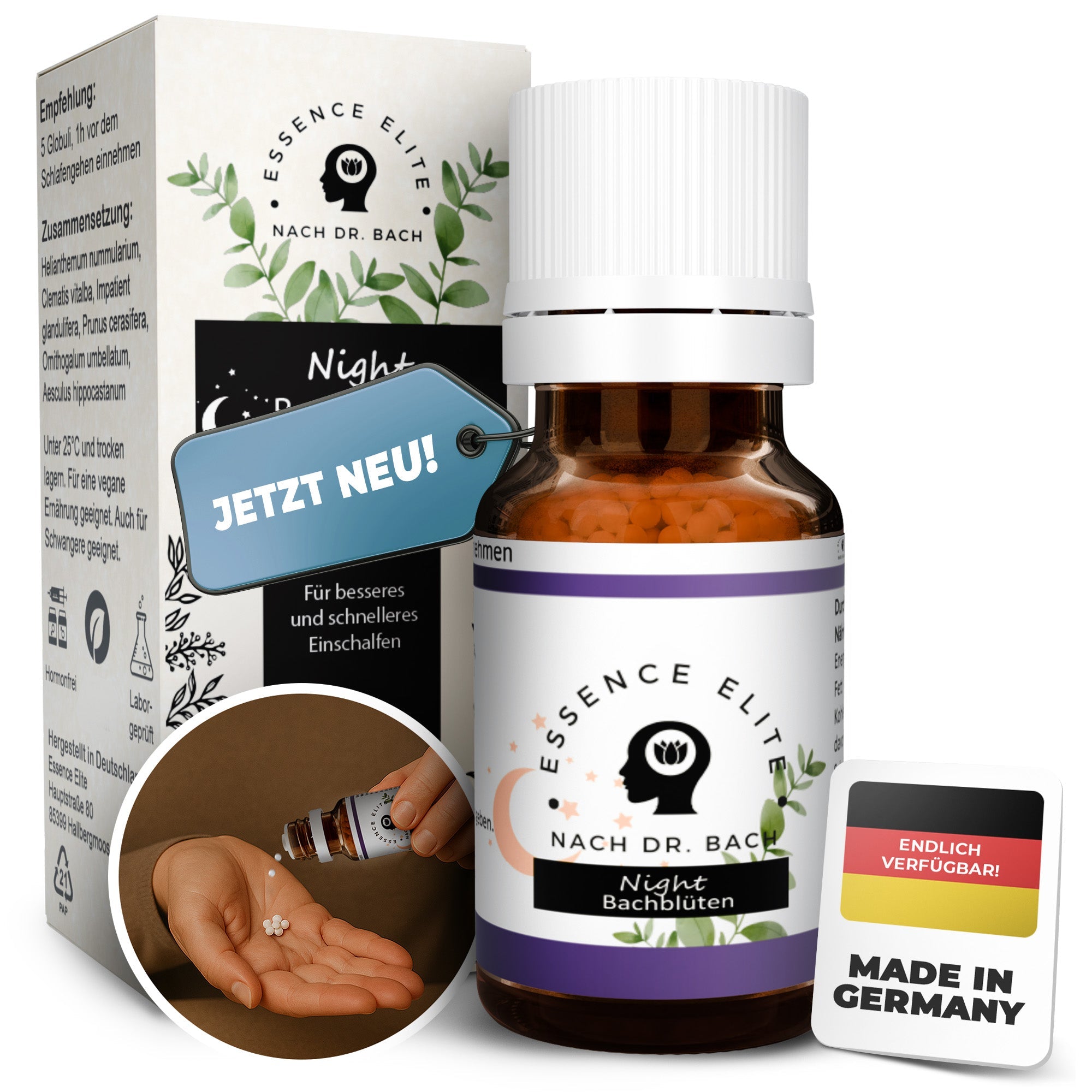 Bachblüten - Globuli Night - Essence Elite