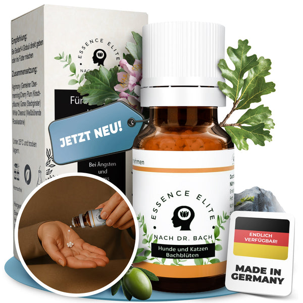 Bachblüten - Globuli Panik - Stop für Hunde - Essence Elite
