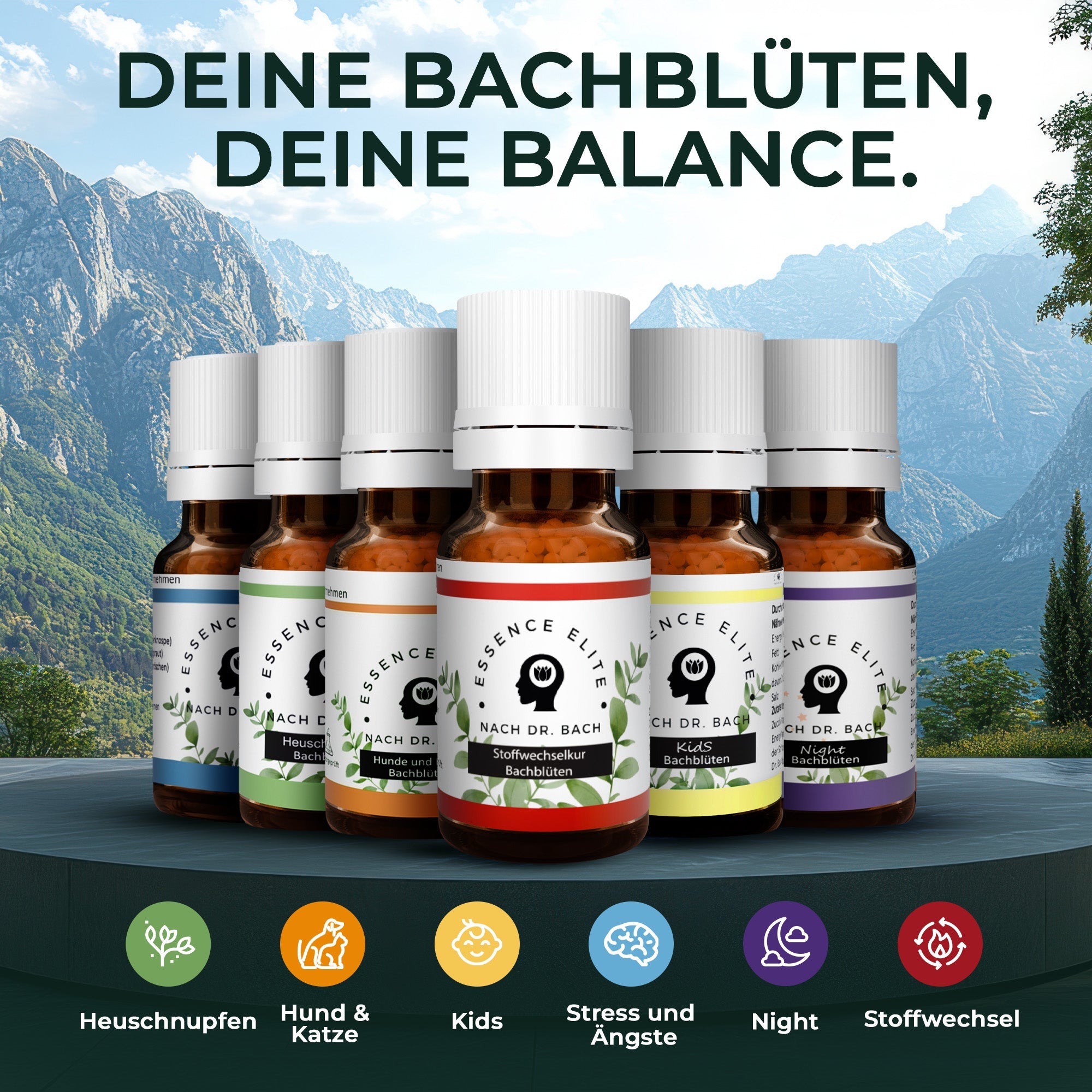 Bachblüten - Globuli Stoffwechsel - Essence Elite